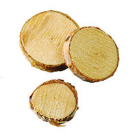 Holzscheiben  natur, 200 g &oslash; 1-3 cm