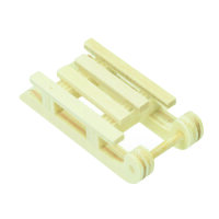 Holzschlitten  roh 12 St.