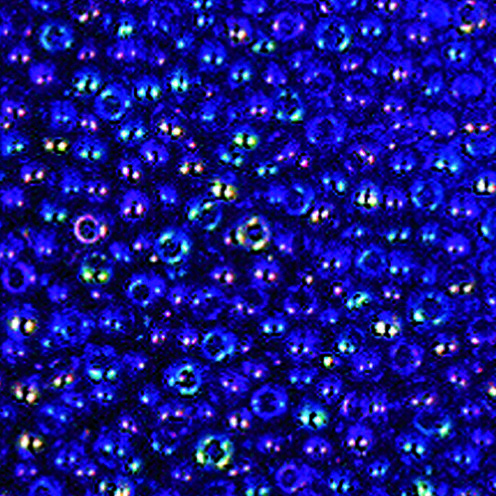Indianerperlen irisierend  blau regenbogen 17 g