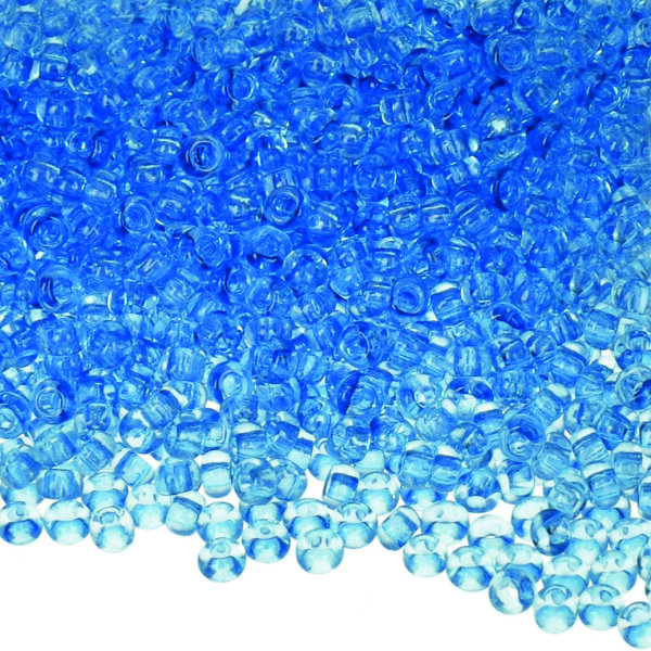 Indianerperlen irisierend  blau 17 g