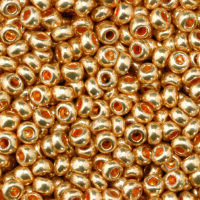 Indianerperlen metallic  gold 17 g