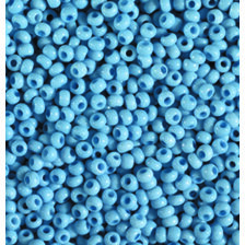Indianerperlen opak hellblau 17 g &oslash; 35 mm