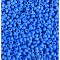 Indianerperlen opak  blau 17 g