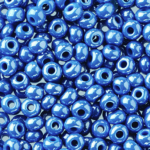 Indianerperlen blau 17 g  &oslash; 26 mm