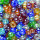 Indianerperlenmix transparent Luster bunt gemischt 100 g