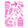 IZINK Pigment Textile, Stempel / - kissen Navy  15 + 1 Stk.