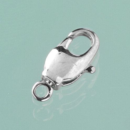 Karabiner, drehbar  versilbert