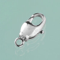 Karabiner, drehbar  versilbert