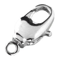 Karabiner, drehbar  versilbert