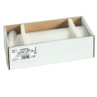 Kerze inkl. Box, Ellipse abgeschr&auml;gt, wei&szlig; 230...