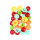 Knopf, Citrus, bunt hell, 40 g