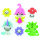 Knopf, Fairies Welcome, bunt, 6 Stk.