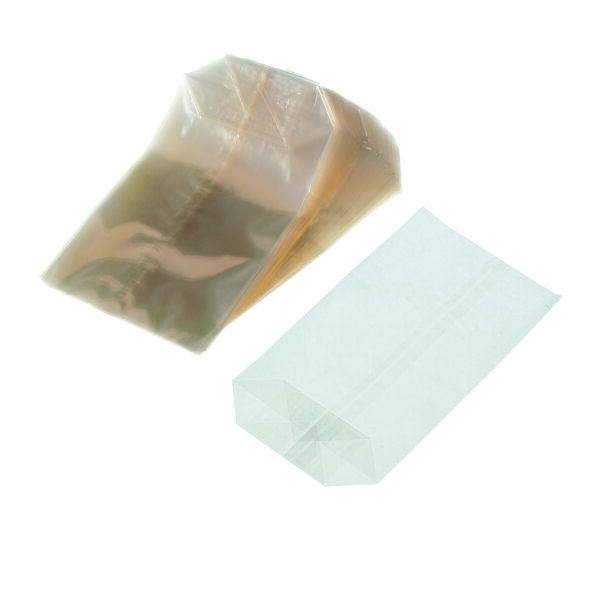 Kreuzbodenbeutel Cellophan  transparent