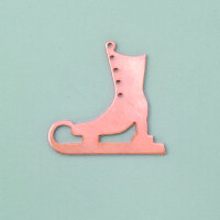 Kupferplatine Schlittschuh
