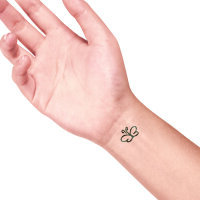LaDot Tattoo Stein S Schmetterling