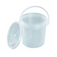 Leerdose (PP), 1200 ml, transparent, inkl. Deckel