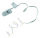 Lichterkette LED, warmes Licht - inkl. Batterie, silber, 10 LEDs