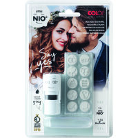 LITTLE NIO&reg; NIL001, Hochzeitsstempel  12 - teilig