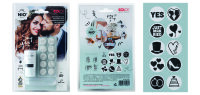 LITTLE NIO&reg; NIL001, Hochzeitsstempel  12 - teilig