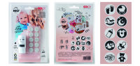 LITTLE NIO&reg; NIL002, Babystempel  12 - teilig