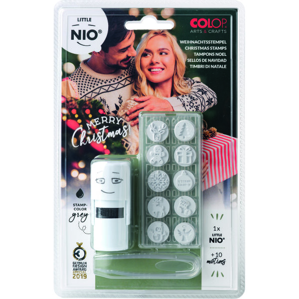 LITTLE NIO&reg; NIL004, Weihnachtsstempel  12 - teilig