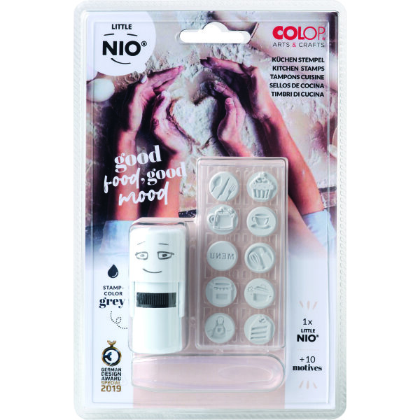 LITTLE NIO&reg; NIL008, K&uuml;chen Stempel  12 - teilig