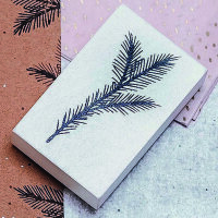May&Berry Stempel Tannenzweig wei&szlig;