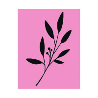 May&Berry Stempel Zweig rosa