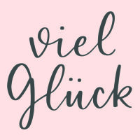 May&Berry Stempel viel Gl&uuml;ck nude