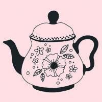 May&Berry Stempel Teekanne nude