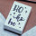 May&Berry Stempel HO ho ho wei&szlig;