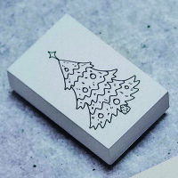 May&Berry Stempel Tannenbaum wei&szlig;