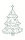 May&Berry Stempel Tannenbaum wei&szlig;