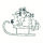 May&Berry Stempel Schlitten wei&szlig;