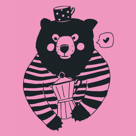 May&Berry Stempel B&auml;r rosa