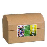NABBI&reg; BioBeads, biologisch abbaubar, 10 Farben Mix, 5.000 Stk. / 3 Legeplatten