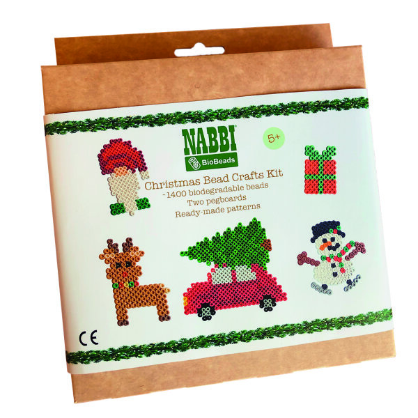 NABBI&reg; BioBeads Santa Car Kit  ~1.400 Stk. / 2 Legeplatten