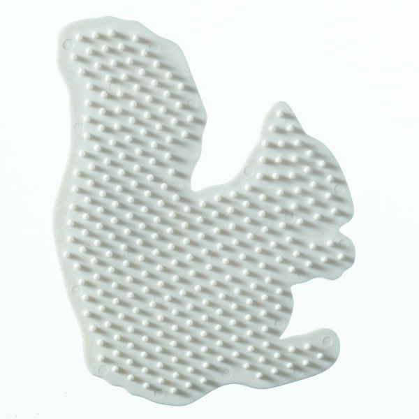 NABBI&reg; BioBeads Legeplatte, Eichh&ouml;rnchen, wei&szlig;