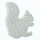NABBI&reg; BioBeads Legeplatte, Eichh&ouml;rnchen, wei&szlig;