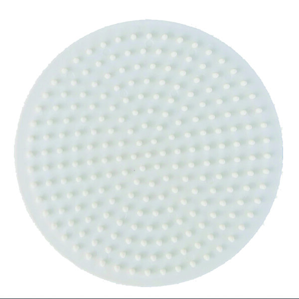 NABBI&reg; BioBeads Legeplatte, Kreis, wei&szlig;