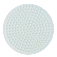 NABBI&reg; BioBeads Legeplatte, Kreis, wei&szlig;