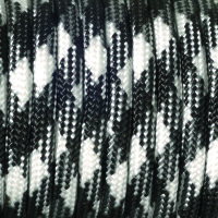 Paracord, Farbmix, schwarz wei&szlig;, 1 Stk.