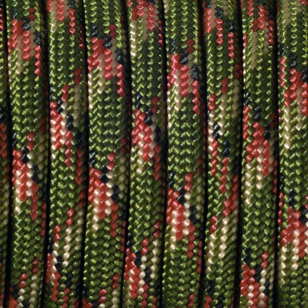 Paracord, Farbmix, olivgr&uuml;n, 1 Stk.