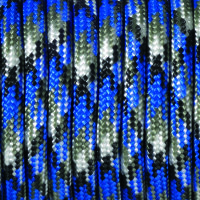 Paracord Farbmix blau 4 mm x 50 m