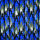 Paracord Farbmix blau 4 mm x 50 m