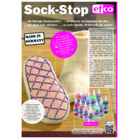 Plakat, Sock Stop / 4-sprachig
