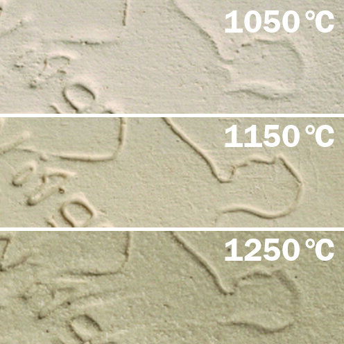 Plattenton Steinzeug, 40%schamottiert 1000 - 1300 &deg;C, wei&szlig;brennend