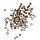 Quetschperle - Metallschmelz  goldfarbig 100 Stk.