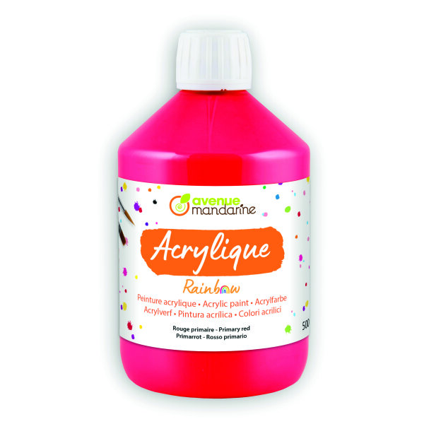 Rainbow Acrylfarbe  magenta 500 ml