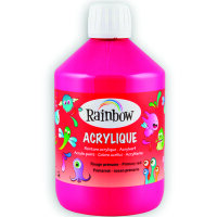Rainbow Acrylfarbe  magenta 500 ml